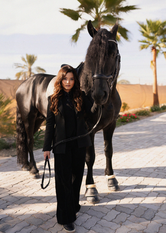 Capture the elegance of horses against Dubai's stunning landscapes with our professional equine photography and videography services. Book your personalized session today.